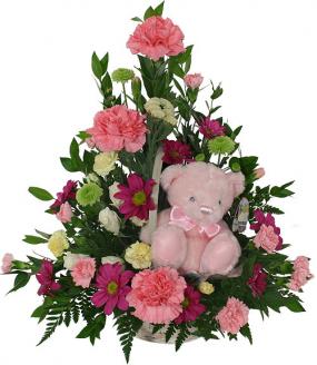 Flowers With Teddy